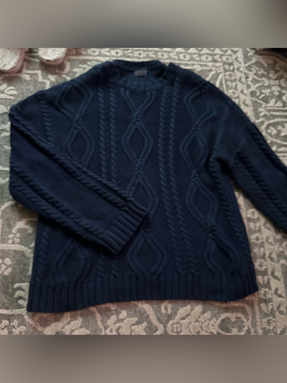 Cotton on cable neck sweater